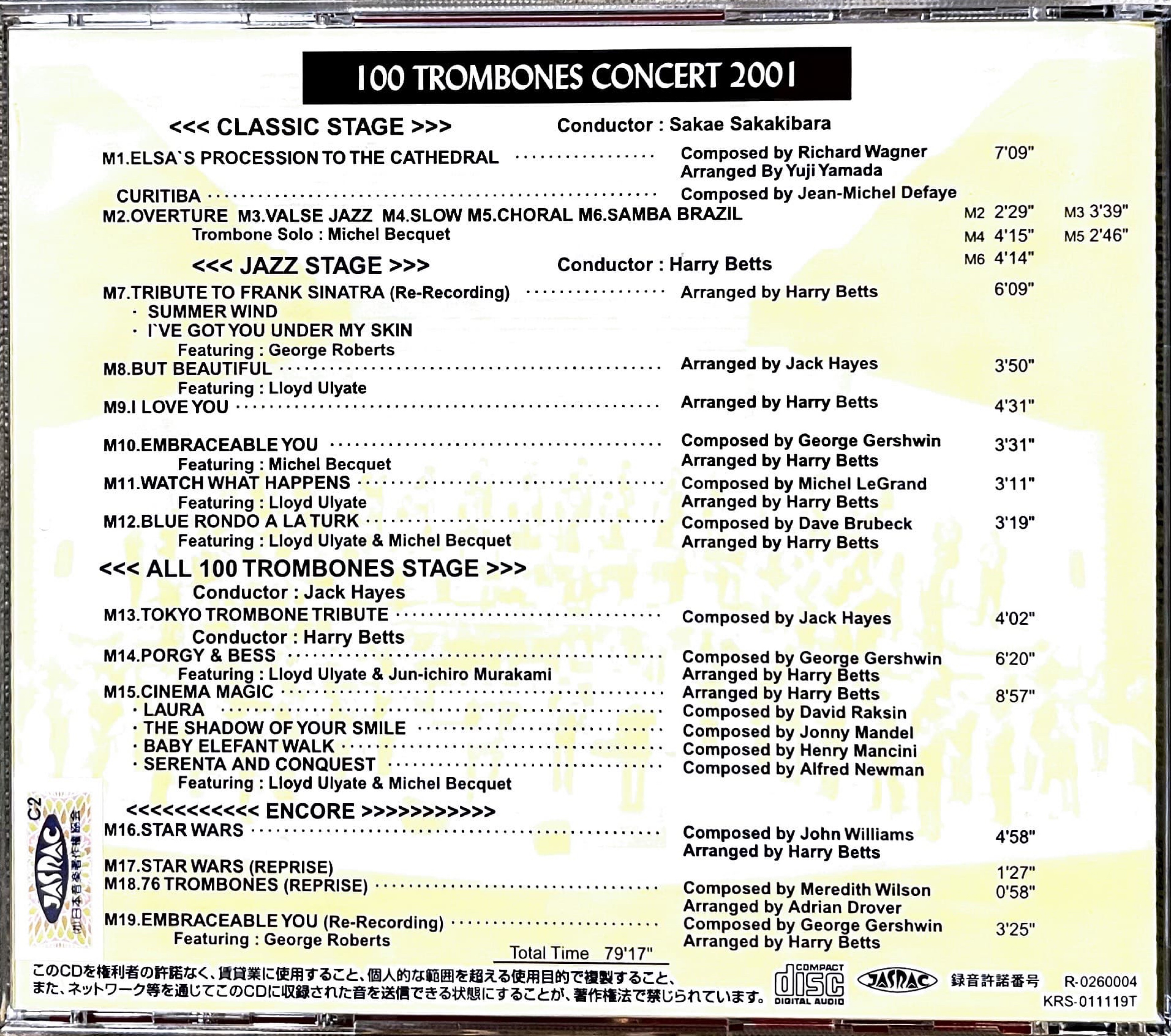 100 Trombones Concert 2001